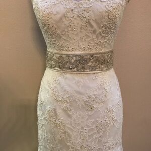 CASABLANCA Belt, SA004, One Size, Ivory